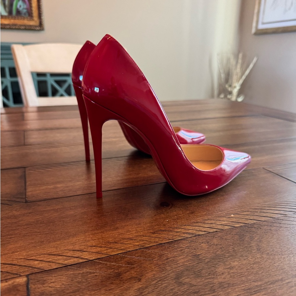Christian Louboutin Glossy Red Heels